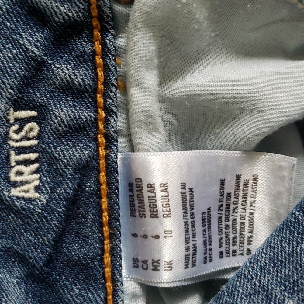 American Eagle Low Rise Artist Jean 2015 Edition - Picture 5 of 10